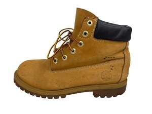 Timberland Brown Nubuck Leather Round Toe Waterproof Lace-Up Work Boots Size 6